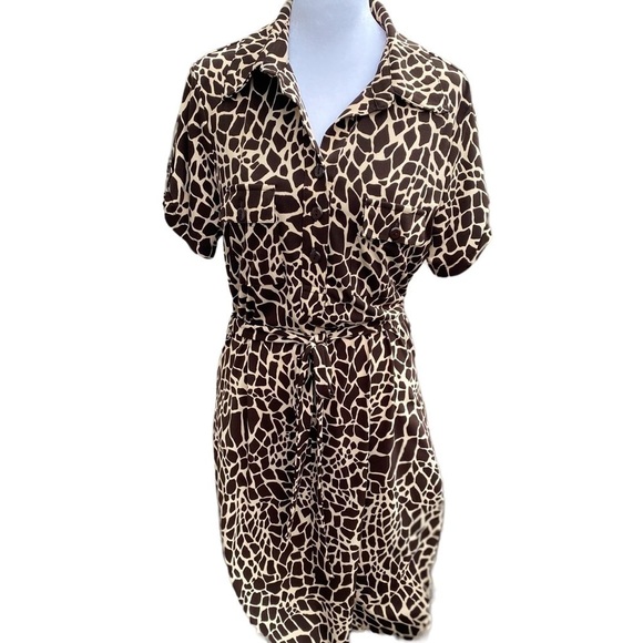 En Focus studio animal print dress size 10. - Picture 1 of 14